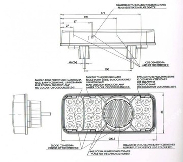 Lampa Zespolona Tylna W67LiP/317KR Led 12V/24V