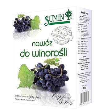 Nawóz do winorośli winogron winogrona winorośla nawozy Sumin 1kg