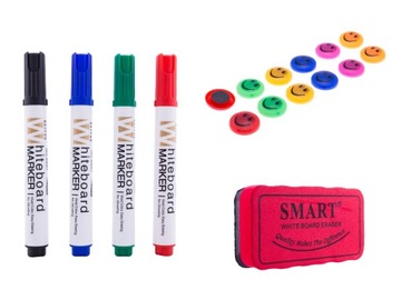 Магнитный ФЛИПЧАРТ 70х100 черный + губка-МАРКЕРЫ, магниты + БУМАГА