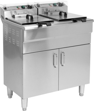 ФРИТЮРНИЦА ФРИТЮРНИЦА 2x16 Л ШКАФ 400 В INOX