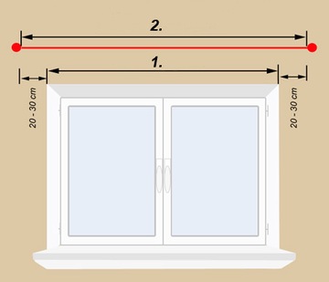фото ориг. №10, Cornice double 19 mm+ 19 mm 220 centimeters