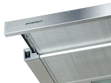 OKAP KUCHENNY TELESKOPOWY KUCHENNY PODSZAFKOWY 60cm WYDAJNY LED 175 m3/h