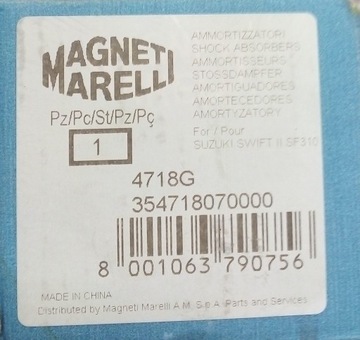 MAGNETI MARELLI TLUMIČ ZADNÍ SUZUKI SWIFT II