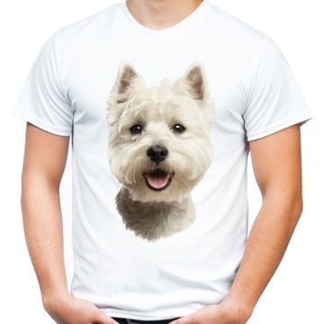 Koszulka z psem West Westie terrier pies t-shirt M