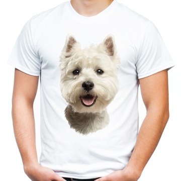Koszulka z psem West Westie terrier t-shirt HQ XXL
