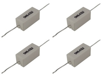 Rezystor ceramiczny 0.47R 5W [4szt]