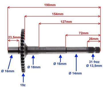 SIMSON S50 M52 M53 KR51/1 SCHWALBE IFA Ударная звездочка вала стартера 3B