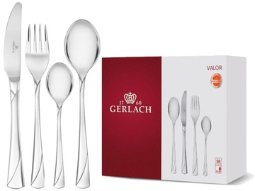 GERLACH VALOR 58C Столовые приборы 68/12 глянец + Лен