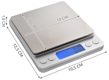 Точные кухонные граммовые весы 2000г 2кг/0,1г