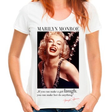 Koszulka z Marilyn Monroe bluzka t-shirt Merlin -S