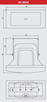 DEXON SC 50AH - Рупорный громкоговоритель