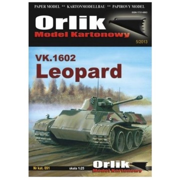 Orlik 091 - Czołg rozpoznawczy Leopard 1:25