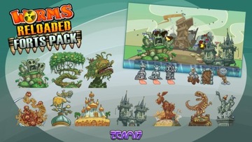 Worms Reloaded Forts Pack DLC Steam ключ