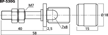 MONACOR BP-530G Пара разъемов для громкоговорителей