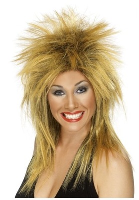 Peruka TINA TURNER Włosy Panieński GWIAZDA ROCK !!
