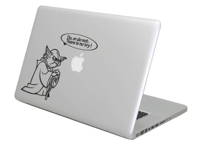 Naklejka Apple MacBook 11, 13, 15, 17 Yoda