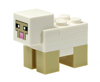 LEGO Minecraft Owca figurka 21114 sheep owieczka