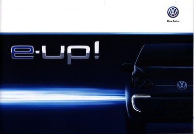Volkswagen Vw e Up! prospekt 2014