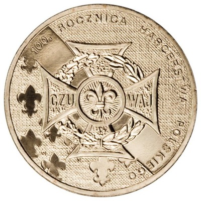 Moneta 2 zł Harcerstwo Polskie