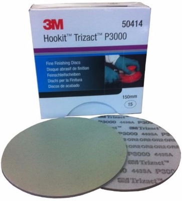 3M Krążek microścierny TRIZACT P1000 150mm na rzep