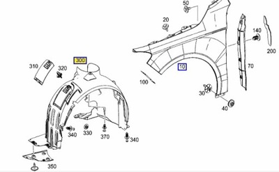 NOUVEAU PARE-BOUE MERCEDES CLA 45 AMG C117 ORIGINAL - milautoparts-fr.ukrlive.com