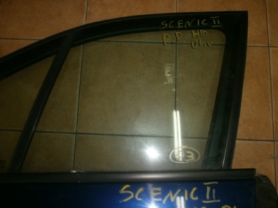 Scenic ii стекло левая перед большая фото №1