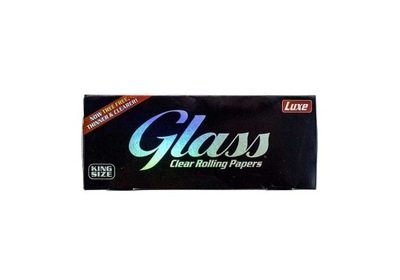 GLASS bibułki bletki z celulozy przeźroczyste