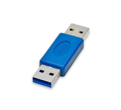 Adapter przejściówka łącznik USB 3.0 wtyk wtyk