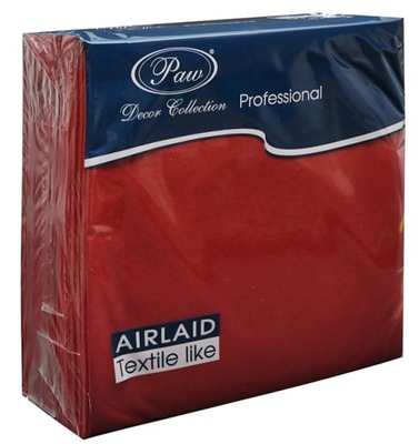 Serwetki 40 cm x 40 cm Airlaid Unicolor (bordo) 50szt