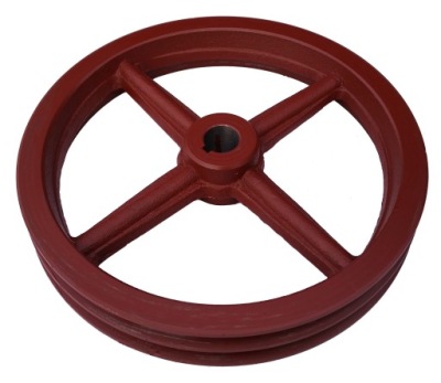 KULIČKOVÝ liatinový fi 360 slimák, štiepkovač 2 x 17 mm