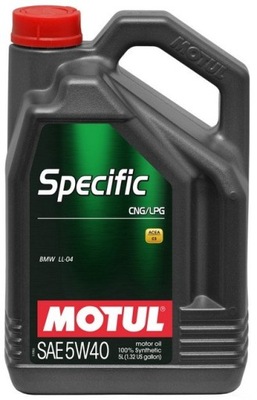 OLEJ MOTUL SPECIFIC CNG / LPG 5W40 5L