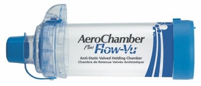 AEROCHAMBER PLUS FLOW-VU, INHALAČNÁ KOMORA PRE DOSPELÝCH 1 kusov