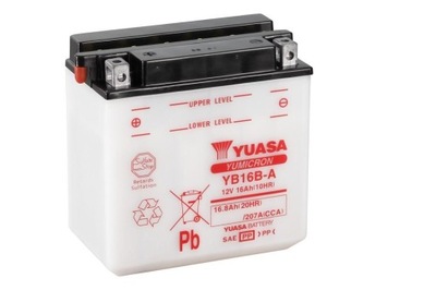 ACCUMULATEUR YUASA YB16B-A 16.8AH 207A - milautoparts-fr.ukrlive.com