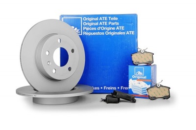 2× ATE 24.0122-0270.1 DISC BRAKE + ATE PADS HAM.PRZOD RENAULT MEGANE 08- - milautoparts-fr.ukrlive.com