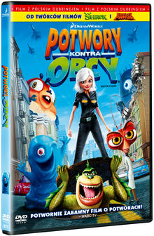 DVD - Potwory kontra Obcy --- PL --- FOLIA !!!