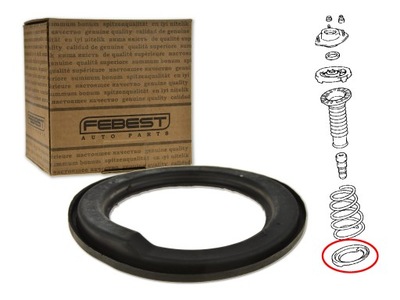 TOYOTA COROLLA E12 01-06 RUBBER PAD SPRING - milautoparts-fr.ukrlive.com