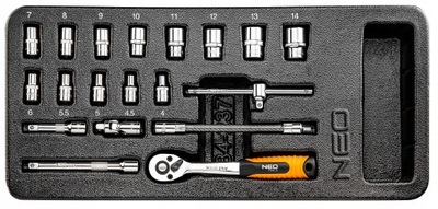 NEO TOOLS 84-237 NEO CLE NASADOWE 1/4, COMPLET 19 SZT., WK - milautoparts-fr.ukrlive.com