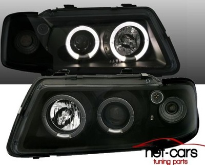Лампи фари audi a3 s3 8l angel eyes led b фото №1