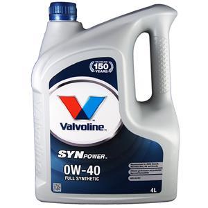 VALVOLINE SYNPOWER 0W40 4L SL/SN, A3/B4, BMW LL-01 - milautoparts-fr.ukrlive.com