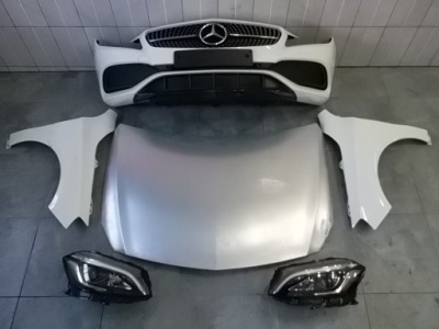 Mercedes a klasa 176 w176 amg рестайлинг  бампер комплектный фото №1