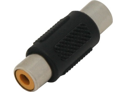 Łącznik gniazdo RCA ( cinch ) / gn RCA podwójne beczka (0603)