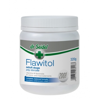 Dr Seidel Flawitol dla Psów Doroslych 200 tabletek