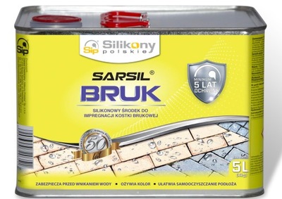 SARSIL BRUK IMPREGNAT(efekt mokrej kostki) 4KG/5L