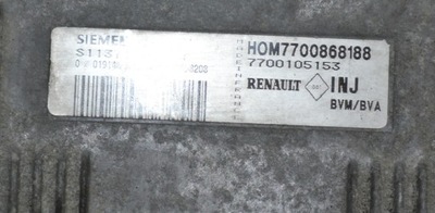 RENAULT BLOC DE CONTRÔLE 7700105153 HOM7700868188 INJ - milautoparts-fr.ukrlive.com