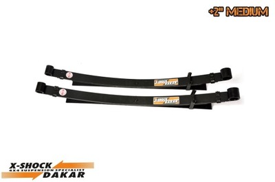 RESSORTS ARRIÈRE +2'' SUZUKI SAMOURAÏ 2 PIÈCES MEDIUM - milautoparts.fr