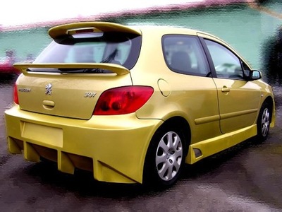 PEUGEOT 307 * SPOILER TYLNY DASZEK * DJ-TUNING - milautoparts-fr.ukrlive.com