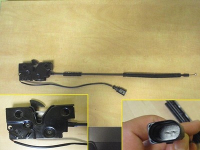 Замок капот vw polo 2009-2014 + трос фото №1