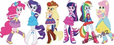 NAKLEJKI EQUESTRIA GIRLS My Little Pony