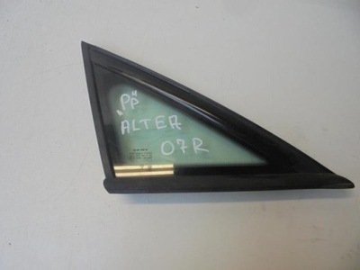 Скло кузовна правий перед seat altea фото №1