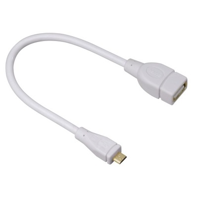 Hama USB 2.0 micro B - A m/f kabel USB 0,15 m USB A Micro-USB B Biały